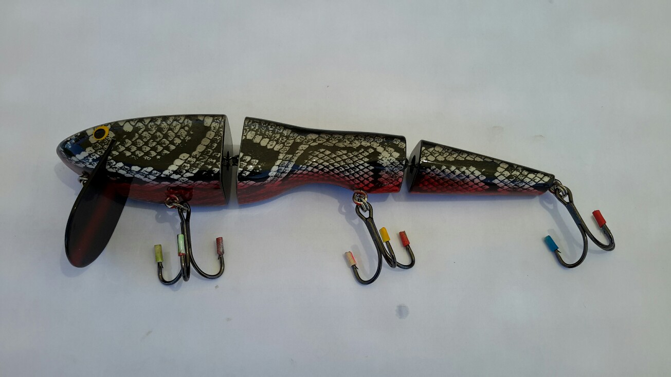 8 Color Fishing Lure 10cm 15.6g Snake Head Lure Hard Bait